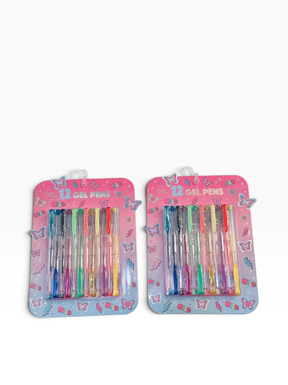 12-Color Gel Pen Set — Assorted Bright Colors